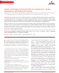 Cover page: Cypher and Enigma Homolog Protein Are Essential for Cardiac Development and Embryonic Survival