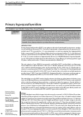 Cover page: Primary hyperparathyroidism