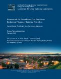 Cover page: Framework for Greenhouse Gas Emissions Reduction Planning: Building Portfolios