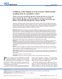 Cover page: Validation of the Ruptured Arteriovenous Malformation Grading Scale in a pediatric cohort.