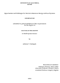 Cover page: Opportunities and Challenges for Net-Zero Emissions Energy and Food Systems