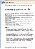 Cover page: Effect of a Low-Fat Fish Oil Diet on Proinflammatory Eicosanoids and Cell-Cycle Progression Score in Men Undergoing Radical Prostatectomy