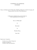 Cover page: Essays on Semiparametric Ridge-Type Shrinkage Estimation, Model Averaging and Nonparametric Panel Data Model Estimation