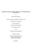 Cover page: Responding to Disproportionality of Students of Color Through Addressing Teacher Practice