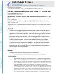 Cover page: Efficient system modeling for a small animal PET scanner with tapered DOI detectors