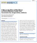 Cover page: A Note on the Effect of Wind Waves on Vertical Mixing in Franks Tract, Sacramento–San Joaquin Delta, California