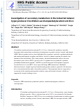 Cover page: Investigation of secondary metabolism in the industrial butanol hyper-producer Clostridium saccharoperbutylacetonicum N1-4