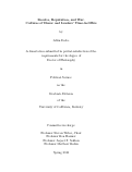 Cover page: Resolve, Reputation, and War: Cultures of Honor and Leaders' Time-in-Office