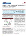 Cover page: A synthesis of the ABC tricyclic core of the clionastatins serves to corroborate their proposed structures.