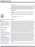 Cover page: Identification of MFRP and the secreted serine proteases PRSS56 and ADAMTS19 as part of a molecular network involved in ocular growth regulation