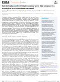 Cover page: Synthetically non-Hermitian nonlinear wave-like behavior in a topological mechanical metamaterial.