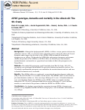 Cover page: Apolipoprotein E genotype, dementia, and mortality in the oldest old: The 90+ Study