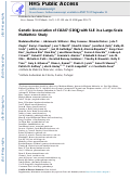 Cover page: Genetic association of CD247 (CD3ζ) with SLE in a large-scale multiethnic study