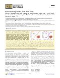 Cover page: Ferroelectricity in Pb1+δZrO3 Thin Films