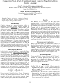 Cover page: Comparative Study of Self-Organizing Semantic Cognitive Maps Derived from Natural Language