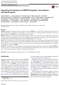 Cover page: Expanding the importance of HMERF titinopathy: new mutations and clinical aspects