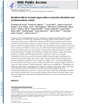 Cover page: Modelled effects of prawn aquaculture on poverty alleviation and schistosomiasis control