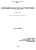 Cover page: LIVING IN TRANSITION: A CULTURAL-ECOLOGICAL ANALYSIS OF ADAPTATION TO DISPLACEMENT AND RELOCATION IN SOUTHERN CALIFORNIA AFTER THE WOOLSEY FIRE (2018)