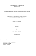 Cover page: Percolation Transitions on Finite Transitive Hyperbolic Graphs