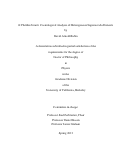 Cover page: E Pluribus Unum: Cosmological Analysis of Heterogenous Supernova Ia Datasets