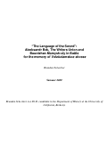 Cover page: “The Language of the Sword”: Alexksandr Bek, The Writers Union and Baurdzhan Momysh-uly in Battle for the memory of Volokolamskoe shosse