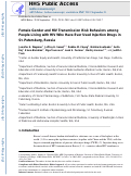 Cover page: Female Gender and HIV Transmission Risk Behaviors Among People Living with HIV Who Have Ever Used Injection Drugs in St. Petersburg, Russia.