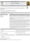 Cover page: Outcomes of platelet rich plasma injections in the adhesive capsulitis of the shoulder.