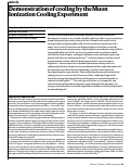 Cover page: Demonstration of cooling by the Muon Ionization Cooling Experiment