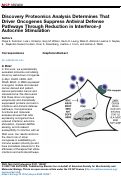 Cover page: Discovery Proteomics Analysis Determines That Driver Oncogenes Suppress Antiviral Defense Pathways Through Reduction in Interferon-β Autocrine Stimulation