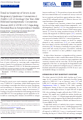 Cover page: Trend in Sensitivity of Severe Acute Respiratory Syndrome Coronavirus 2 (SARS-CoV-2) Serology One Year After Mild and Asymptomatic Coronavirus Disease 2019 (COVID-19): Unpacking Potential Bias in Seroprevalence Studies.