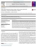 Cover page: Sulfur-based thermal energy storage system using intermodal containment: Design and performance analysis