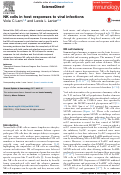 Cover page: NK cells in host responses to viral infections