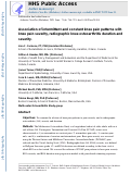 Cover page: Association of Intermittent and Constant Knee Pain Patterns With Knee Pain Severity and With Radiographic Knee Osteoarthritis Duration and Severity