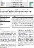 Cover page: Constraining the propagation of bomb-radiocarbon through the dissolved organic carbon (DOC) pool in the northeast Pacific Ocean