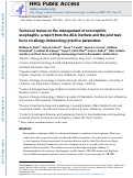 Cover page: Technical review on the management of eosinophilic esophagitis: a report from the AGA institute and the joint task force on allergy-immunology practice parameters