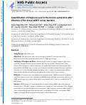 Cover page: Quantification of Propionic Acid in the Bovine Spinal Disk After Infection of the Tissue With Propionibacteria acnes Bacteria