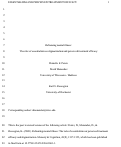 Cover page: Reframing mental illness: The role of essentialism on perceived treatment efficacy and stigmatization