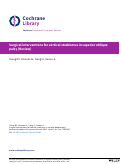 Cover page: Surgical interventions for vertical strabismus in superior oblique palsy