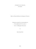 Cover page: Essays on Financial Frictions and Aggregate Dynamics