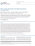 Cover page: Host ecology determines the dispersal patterns of a plant virus