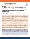 Cover page: Exacerbations, Health Resource Utilization, and Costs Among Medicare Beneficiaries with Chronic Obstructive Pulmonary Disease Treated with Nebulized Arformoterol Following a Respiratory Event.