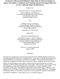 Cover page: Characterization of Pollutant Concentrations and Ventilation Rates in New California Residences