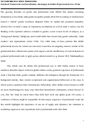 Cover page: Nevertheless They Persisted: Gendered Frameworks and Socialization Advantages in Indian Professional Service Firms