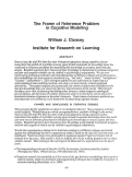 Cover page: The Frame of Reference Problem in Cognitive Modeling