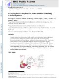 Cover page: Changing Face: A Key Residue for the Addition of Water by Sclareol Synthase.