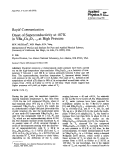 Cover page: Onset of superconductivity at 107K in YBa2Cu3O7 − δ at high pressure