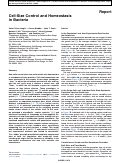 Cover page: Cell-size control and homeostasis in bacteria.