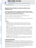 Cover page: Diagnostic Reclassification by a High-Sensitivity Cardiac Troponin Assay