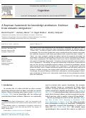 Cover page: A Bayesian framework for knowledge attribution: Evidence from semantic integration