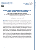 Cover page: Extreme metrics from large ensembles: investigating the effects of ensemble size on their estimates